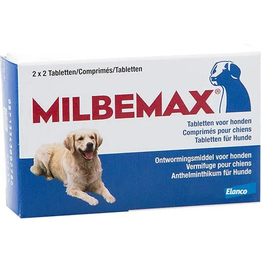 MILBEMAX für Hunde 12,5/125 mg 4 St. (5-50kg) Wurmkur