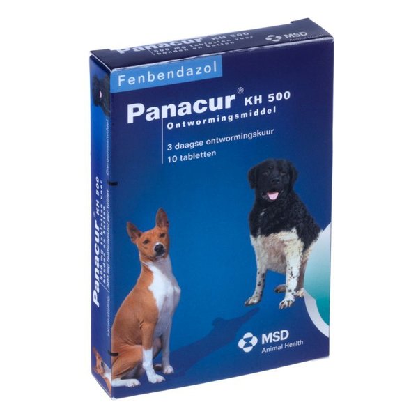Panacur - KH 500 MG - 10 Tabletten