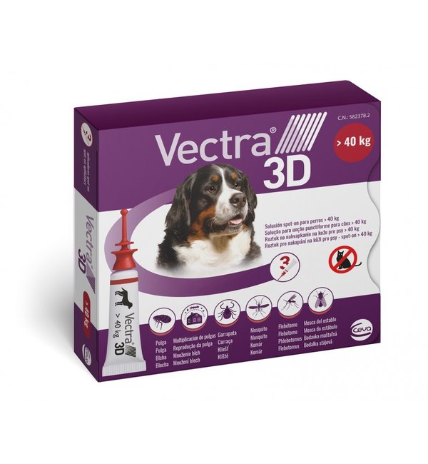 VECTRA 3D Hund XL  3 St. (über 40kg)