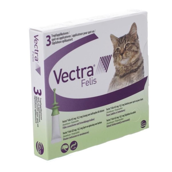 VECTRA Felis Katze  3 Pipetten (0,6-10kg)