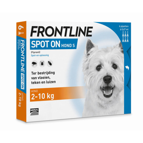 FRONTLINE  Spot on Hund S 6 Pipetten (2-10kg)