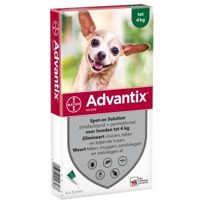 ADVANTIX 40 /200 4 St. (Hund bis 4kg)
