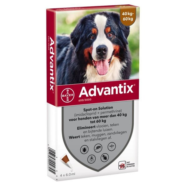 ADVANTIX 600 /3000 6St. (Hund 40-60kg)