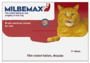 Milbemax Große Katze 16/40mg (ab 2 kg) 10 Tabletten