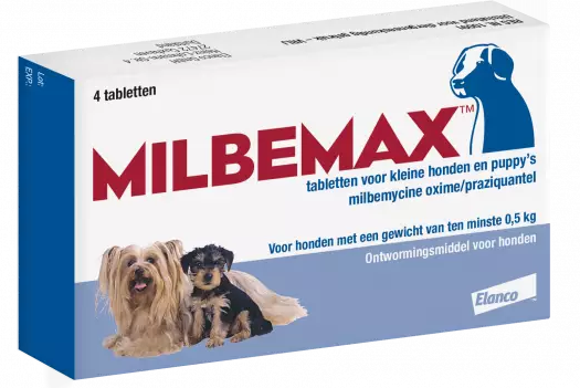 Milbemax Hund klein / Welpen | 4 tabl | Bis 5 kg
