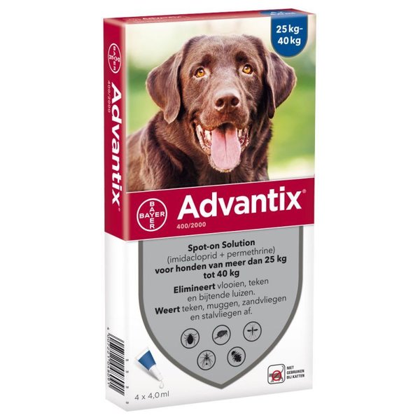 ADVANTIX 400 /2000 4St. (Hund 25-40kg)