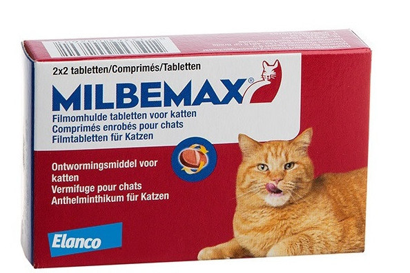 Wurmkur für Katzen 16/40 mg 2x2 (4) St. (2-12kg)