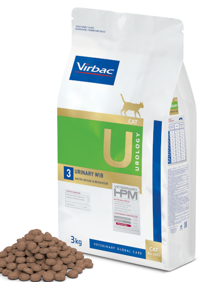 Veterinary HPM Cat Urology Urinary WIB - 3 kg - Virbac
